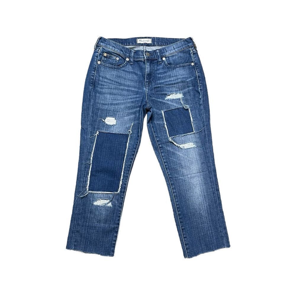 MADEWELL Slim Boyjean Cropped Size 26 - Picture 4 of 8